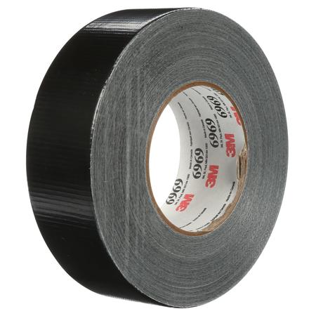 3M Duct Tape, 10.7 Mil, 2"x60 yds., Black, PK24 T9876969B